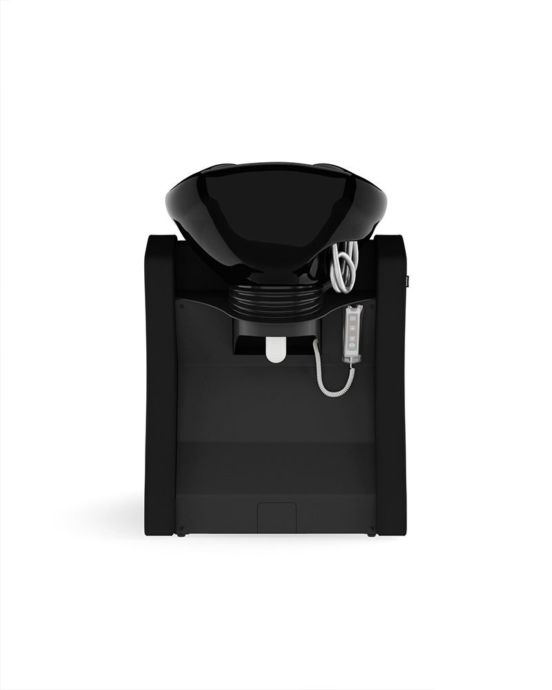Fredda II - Black washing unit with massage with black basin